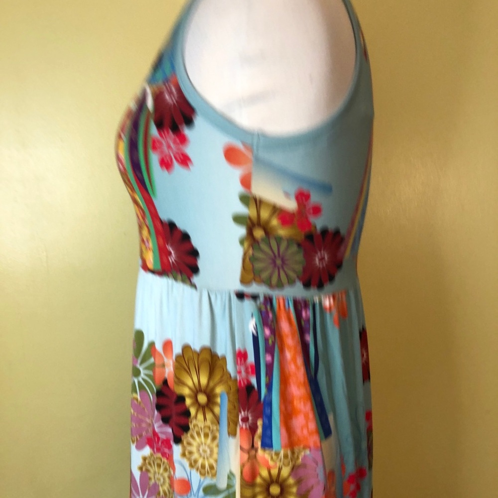 Johnny Was Floral Patchwork Midi Dress - Picture 7 of 13